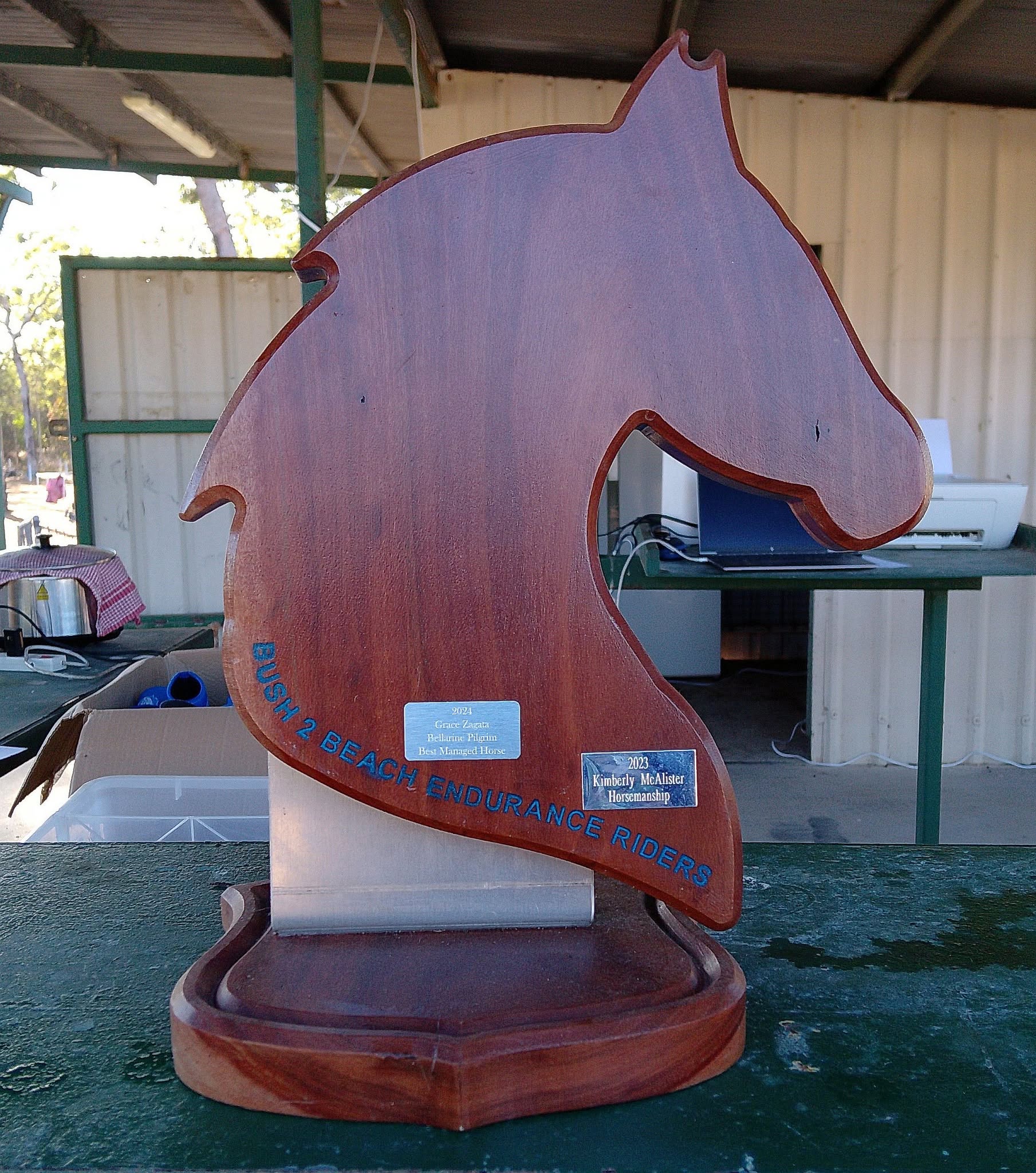 Bush 2 Beach Endurance Riders perpetual trophy